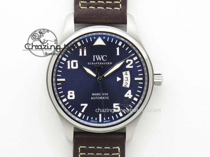MIROTIME 0405 Mark XVII Le Petit Prince MK Maker 1:1 Best Edition SS Blue Dial A2892 On Brown Leather Strap GoodFit 7379